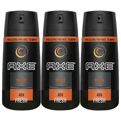 Axe Musk Deodorant Body Spray 150 ml Each for Men without .